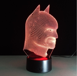 3D Led Aydınlatma Batman (renk degiştiriyor) - Thumbnail