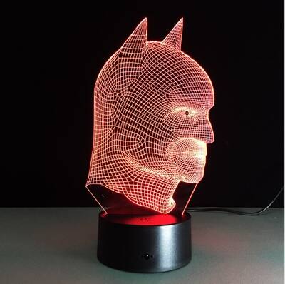 3D Led Aydınlatma Batman (renk degiştiriyor)