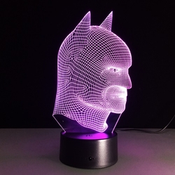 3D Led Aydınlatma Batman (renk degiştiriyor) - Thumbnail