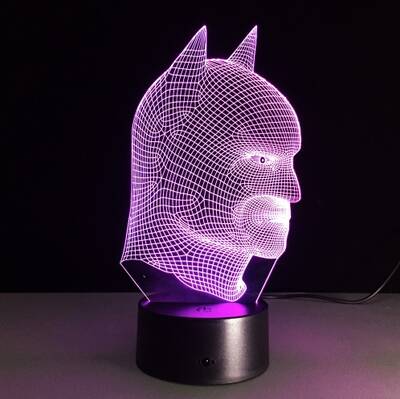 3D Led Aydınlatma Batman (renk degiştiriyor)