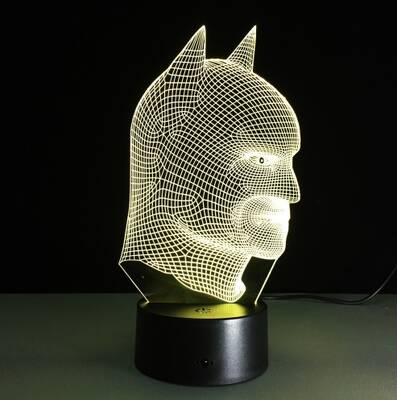 3D Led Aydınlatma Batman (renk degiştiriyor)