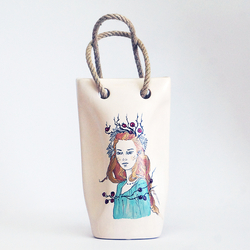  - İPLİ SERAMİK VAZO