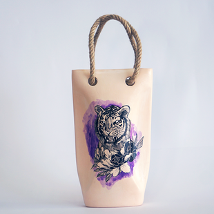  - İPLİ SERAMİK VAZO