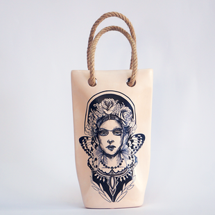  - İPLİ SERAMİK VAZO