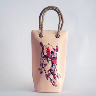  - İPLİ SERAMİK VAZO