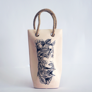  - İPLİ SERAMİK VAZO