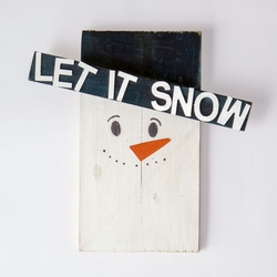  - Kardan Adam Ahşap Pano