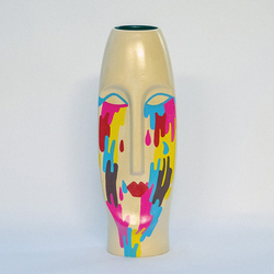  - Kübik Seramik Vazo