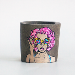  - Küçük Beton Saksı