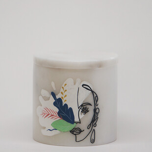  - Mermer Kapaklı Mum