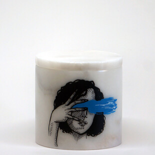  - Mermer Kapaklı Mum