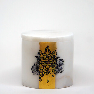  - Mermer Kapaklı Mum