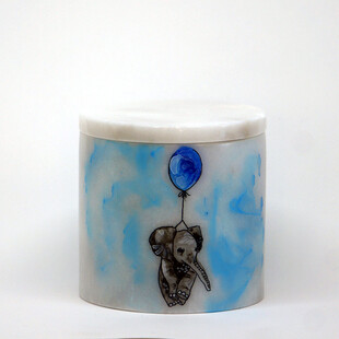  - Mermer Kapaklı Mum