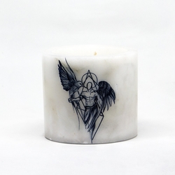  - Mermer Kapaklı Mum