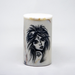  - Mermer Kapaklı Vazo