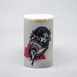  - Mermer Kapaklı Vazo